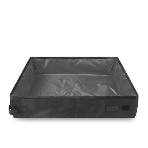 für mehrere Katzen, Geruchskontrolle Wasserdichte faltbare Katzentoilette for den Außenbereich, Hundetoilettenfach, faltbare Katzentoiletten, Bettpfannen, tragbare Katzentoiletten fürs Reiseauto(Black für mehrere Katzen, Geruchskontrolle Wasserdichte faltbare Katzentoilette for den Außenbereich, Hundetoilettenfach, faltbare Katzentoiletten, Bettpfannen, tragbare Katzentoiletten fürs Reiseauto(Black von TIEOAXFT