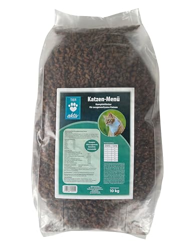 TIER aktiv Katzen-Menue Katzenfutter Trockenfutter (10 kg) von TIER aktiv