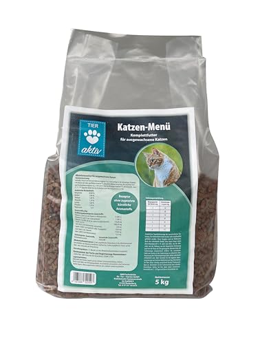 TIER aktiv Katzen-Menue Katzenfutter Trockenfutter (5 kg) von TIER aktiv