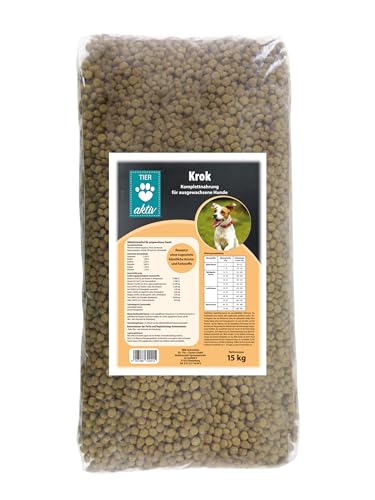 TIER aktiv TIER aktiv Krok Hundefutter Trockenfutter (15, Kilogramm) von TIER aktiv
