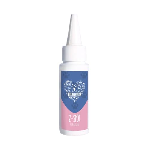 TIERLIEBHABER – Z-Spot für Katzen | [Jahresvorrat] 100% Natürlich | Für Welpen ab 3. Monat | Mit Kokosöl & Schwarzkümmelöl (50 ml) von TIERLIEBHABER