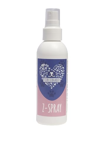 TIERLIEBHABER Z-Spray für Katzen mit Einer 100% npflanzliche Rezeptur aus Zitrusfrucht-Extrakt, Manuka und vielen weiteren Zutaten – Haut- & Fellpflege stärkt die Haut-Abwehrkräfte (150 ml) von TIERLIEBHABER