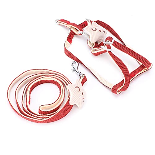 Hundegeschirr, Geschirr für Kleine Hunde, Weiches Mesh, Atmungsaktiv, Körpergeschirr, Kätzchengeschirr und Leine, Set, Haustiergeschirr mit Leine für Kleine, Mittelgroße und Hundegeschirr, Geschirr für Kleine Hunde, Weiches Mesh, Atmungsaktiv, Körpergeschirr, Kätzchengeschirr und Leine, Set, Haustiergeschirr mit Leine für Kleine, Mittelgroße und von TIKATARER