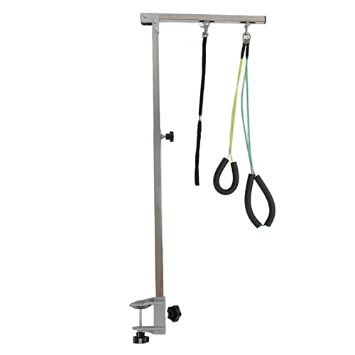 Hundepflegetisch, 35 Zoll, Faltbar, Hundepflegearm, Pflegetisch für Hunde zu Hause, Pflegeschlaufe, Schlinge und ohne Sitz, Keulenhalter, Pflegetischarm für Kleine und Hundepflegetisch, 35 Zoll, Faltbar, Hundepflegearm, Pflegetisch für Hunde zu Hause, Pflegeschlaufe, Schlinge und ohne Sitz, Keulenhalter, Pflegetischarm für Kleine und von TIKATARER