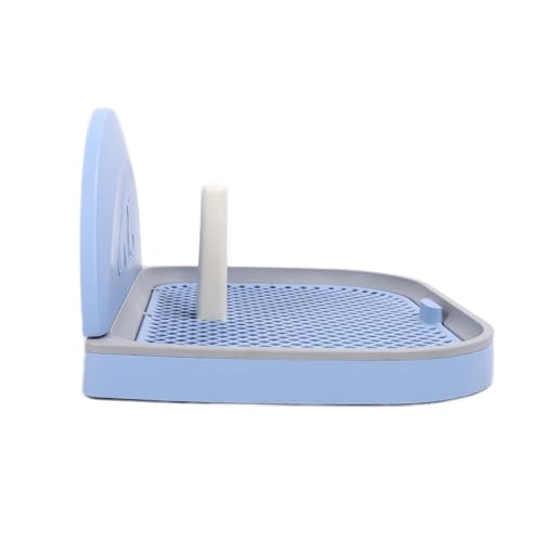 Hundetoilette, Tragbare Netz-Haustier-Hundetrainings-Toiletten-PIPI-Pad-Halter, Hundetoiletten-Trainings-PIPI-Pad-Halter mit Abnehmbarem Pfosten und Wandabdeckung, Pee-Pad-Halter Hundetoilette, Tragbare Netz-Haustier-Hundetrainings-Toiletten-PIPI-Pad-Halter, Hundetoiletten-Trainings-PIPI-Pad-Halter mit Abnehmbarem Pfosten und Wandabdeckung, Pee-Pad-Halter von TIKATARER