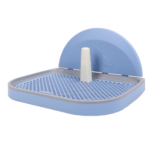 Hundetoilette, Tragbare Netz-Haustier-Hundetrainings-Toiletten-PIPI-Pad-Halter, Hundetoiletten-Trainings-PIPI-Pad-Halter mit Abnehmbarem Pfosten und Wandabdeckung, Pee-Pad-Halter Hundetoilette, Tragbare Netz-Haustier-Hundetrainings-Toiletten-PIPI-Pad-Halter, Hundetoiletten-Trainings-PIPI-Pad-Halter mit Abnehmbarem Pfosten und Wandabdeckung, Pee-Pad-Halter von TIKATARER