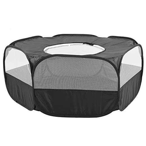 Kleintier-Laufstall, Meerschweinchen-Laufstall, Hamster-Laufstall, Tragbarer Hofzaun, Atmungsaktiv, Transparent, Haustier-Laufstall, Pop-Open, Outdoor-Indoor-Übungszaun für Kleintier-Laufstall, Meerschweinchen-Laufstall, Hamster-Laufstall, Tragbarer Hofzaun, Atmungsaktiv, Transparent, Haustier-Laufstall, Pop-Open, Outdoor-Indoor-Übungszaun für von TIKATARER
