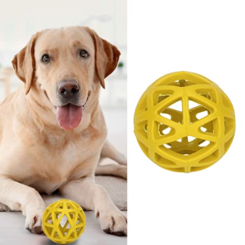 TIKATARER Hundeball, Hohle Hundebisskugeln für Hunde Gummi -Hundespielzeug Zähne Mahlen Interaktiver Gummi -Haustierkugelspielzeug für Innen Im Freien Im Freien (L 3,2 cm / 1,3in) von TIKATARER