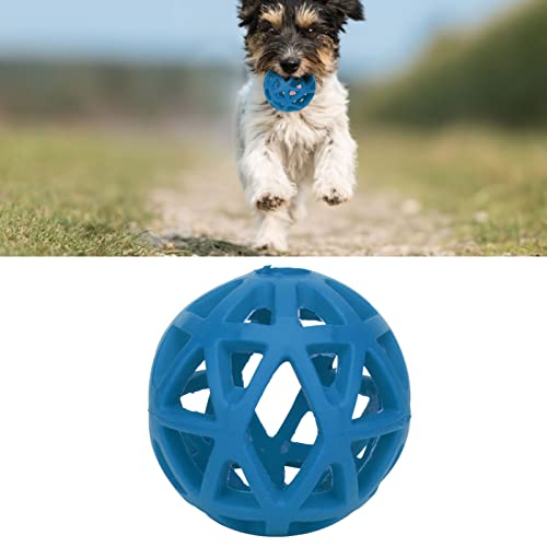 TIKATARER Hundeball, Hohle Hundebisskugeln für Hunde Gummi -Hundespielzeug Zähne Mahlen Interaktiver Gummi -Haustierkugelspielzeug für Innen Im Freien Im Freien (M 10 Zoll 121 Auslasslöcher) von TIKATARER