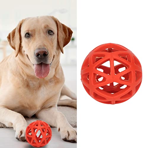 TIKATARER Hundeball, Hohle Hundebisskugeln für Hunde Gummi -Hundespielzeug Zähne Mahlen Interaktiver Gummi -Haustierkugelspielzeug für Innen Im Freien Im Freien (S 3cm / 1,2in) von TIKATARER