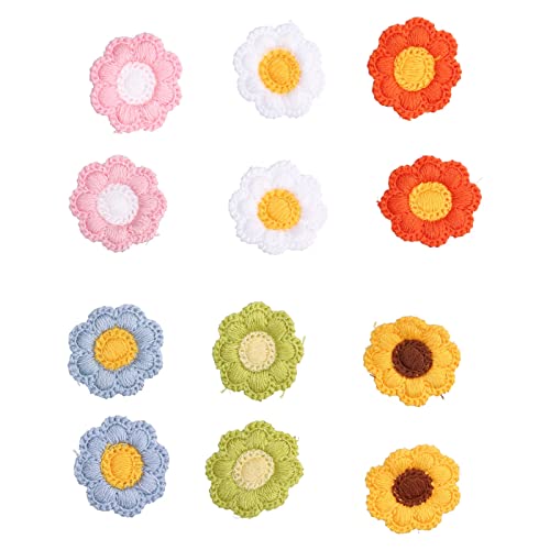 TIKATARER Hundebögen mit Gummibändern, 24 -pcs -Blumen Topknot Hunde Bögen Hundehaarbögen Haustier Topknoten mit Gummibandbögen für Hunde für Welpen Yorkie Haarzubehör von TIKATARER