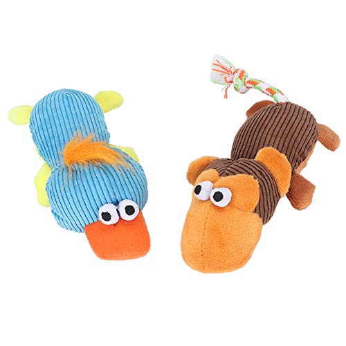TIKATARER Hundespielzeug, Welpen-Beißspielzeug, Hunde-Quietschspielzeug, Enten-Affen-Sound-Spielzeug für Große, Mittelgroße und Kleine Hunde, Welpenspielzeug, Hunde-Kuscheltiere, TIKATARER Hundespielzeug, Welpen-Beißspielzeug, Hunde-Quietschspielzeug, Enten-Affen-Sound-Spielzeug für Große, Mittelgroße und Kleine Hunde, Welpenspielzeug, Hunde-Kuscheltiere, von TIKATARER