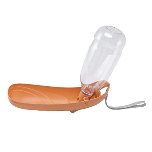 TIKATARER Hundewasserflasche, Faltbare Welpen Wasserspender Hund Wasserschale Spender Futterqualität Plastik Trinkfuttermittel Wasser Travel Wasserflasche für Haustiere Im Freien Wanderweg 550 Ml von TIKATARER