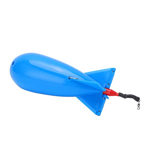 TIKATARER Karpfen-Feeder-Schwimmer, Köderhalter, Großer Bombenschwimmer, Köderwerfer, Karpfen-Futterspender, mit Hoher Luftdichtheit für Langstrecken-Angelaktivitäten (Blue) von TIKATARER