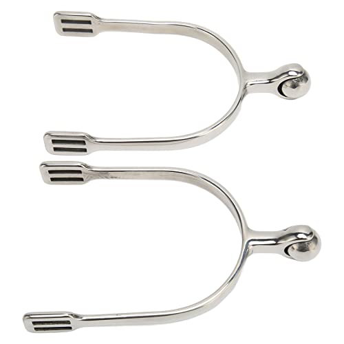 TIKATARER Spurs, 2pcs Edelstahl Sporen für Cowboy - Frauen Sporen mit Roller Ball Spurs für Cowboy - Männer Reitaccessoires für Reitstiefel Horsemanship Liebhaber TIKATARER Spurs, 2pcs Edelstahl Sporen für Cowboy - Frauen Sporen mit Roller Ball Spurs für Cowboy - Männer Reitaccessoires für Reitstiefel Horsemanship Liebhaber von TIKATARER