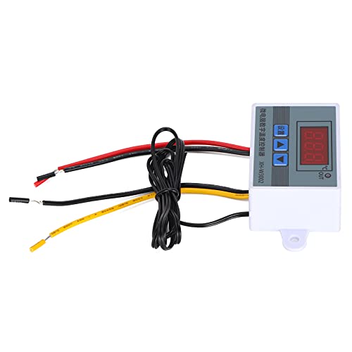 TIKATARER Temperaturregler, Digitaler Temperaturregler, Programmierbarer Thermostat, Bruttemperaturregler, Mikrocomputer, Digitaler Temperaturregler, Heizung, Kühlung (12V) von TIKATARER