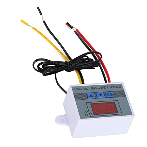 TIKATARER Temperaturregler, Digitaler Temperaturregler, Programmierbarer Thermostat, Bruttemperaturregler, Mikrocomputer, Digitaler Temperaturregler, Heizung, Kühlung (24V) von TIKATARER