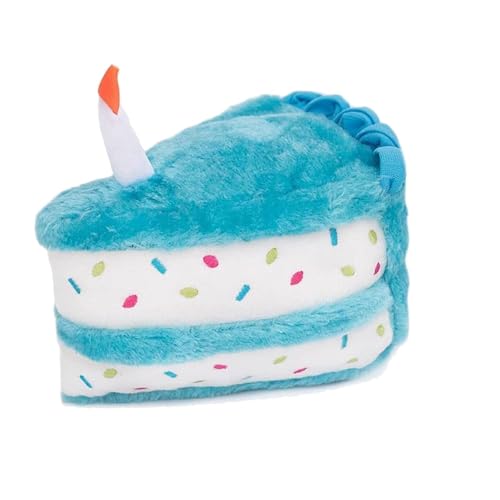TIKSON Hundespielzeug Stofftier Plüsch Quietschen Haustier Spielzeug Niedlich Lustig Kauen Geburtstag Kuchen Cupcake Geschenk für Welpen Blau TIKSON Hundespielzeug Stofftier Plüsch Quietschen Haustier Spielzeug Niedlich Lustig Kauen Geburtstag Kuchen Cupcake Geschenk für Welpen Blau von TIKSON