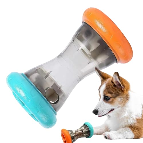 TILEZE Interaktives Hunde-Leckerli-Spender-Spielzeug,Hunde-Leckerli-Spender-Spielzeug | Buntes, langsam fressendes Leckerli-Spielzeug für Hunde,Puzzle- und Futterzubehör, interaktives Spielzeug zur von TILEZE