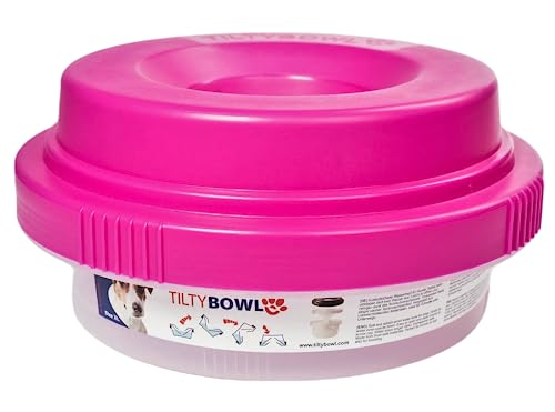 Trinknapf für Hunde Tilty Bowl Größe XL (pink) von TILTYBowl