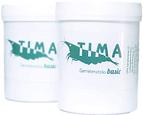 TIMA Garnelenshop® Garnelenfutter I Garnelensticks I Futter für Garnelen I Basic-Serie I Made in Germany I für Krebse und Krabben I Hochwertige Mineralien und Protein I Vitamine und Nährstoffe I 120g von TIMA