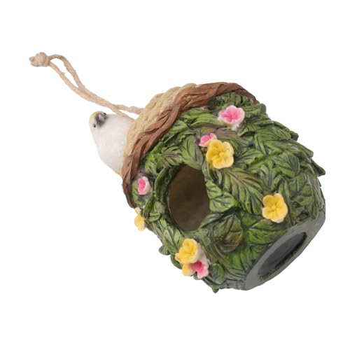 TINEASUR 1 Stück Harz Im Freien Vogel Nest Kreativ Dekoratives Vogelhaus Hängen Ornament TINEASUR 1 Stück Harz Im Freien Vogel Nest Kreativ Dekoratives Vogelhaus Hängen Ornament von TINEASUR