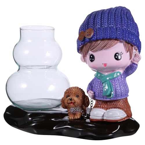 TINEASUR 1Stk Puppen-Hydrokultur-Blumentopf kleine Fischbecken Mini-Pflanztöpfe Mini-Terrarium Blumendekor Living Room Decoration wohnzimmerdeko Vase für Blumen Haushaltsvase Harz Violett TINEASUR 1Stk Puppen-Hydrokultur-Blumentopf kleine Fischbecken Mini-Pflanztöpfe Mini-Terrarium Blumendekor Living Room Decoration wohnzimmerdeko Vase für Blumen Haushaltsvase Harz Violett von TINEASUR