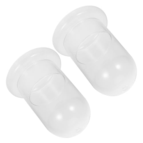 TINEASUR 2 Stücke Eco Flasche Moos Anlage Dome Jar Glas Landschaft Flasche Jar Deckel von TINEASUR