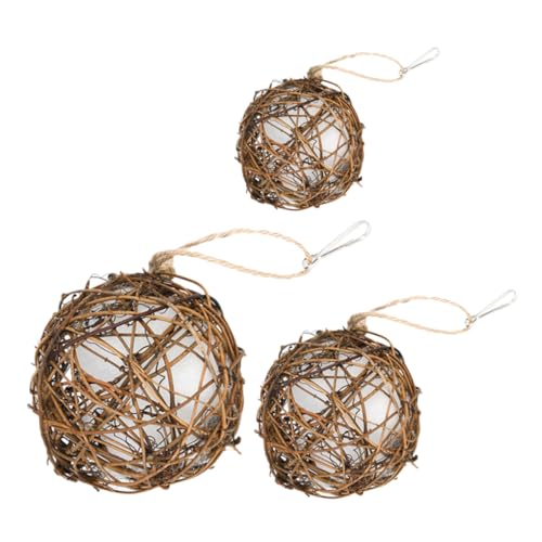 TINEASUR -Vogelhaus-Materialien: 3 Nistbälle für Kolibri-Häuser Nistset für den Garten TINEASUR -Vogelhaus-Materialien: 3 Nistbälle für Kolibri-Häuser Nistset für den Garten von TINEASUR