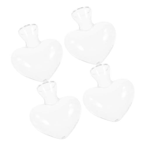 TINEASUR 4 Stück Liebe Glasvase Blumenhalter Blumenvase Haushaltsvase Glasvase Fürs Büro Blumenpflanzer Behälter Für Blumenarrangements Blumenbehälter Aus Glas Transparent TINEASUR 4 Stück Liebe Glasvase Blumenhalter Blumenvase Haushaltsvase Glasvase Fürs Büro Blumenpflanzer Behälter Für Blumenarrangements Blumenbehälter Aus Glas Transparent von TINEASUR