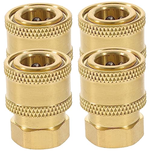 TINEASUR 4er Set Hochdruck Schlauchverbinder Schnellanschluss Für Garten Und Hochdruckschläuche Aus Reinem Ideal Für Effiziente Wasserverbindungen TINEASUR 4er Set Hochdruck Schlauchverbinder Schnellanschluss Für Garten Und Hochdruckschläuche Aus Reinem Ideal Für Effiziente Wasserverbindungen von TINEASUR