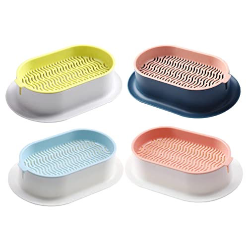 TINEASUR 4er Set Katzengras Anzuchtbox Soillose Hydroponik Pflanzschalen Für Katzenminze Und Katzengras Praktische Anzuchtbehälter Graugrün Pastellblau Und Pastellrosa TINEASUR 4er Set Katzengras Anzuchtbox Soillose Hydroponik Pflanzschalen Für Katzenminze Und Katzengras Praktische Anzuchtbehälter Graugrün Pastellblau Und Pastellrosa von TINEASUR