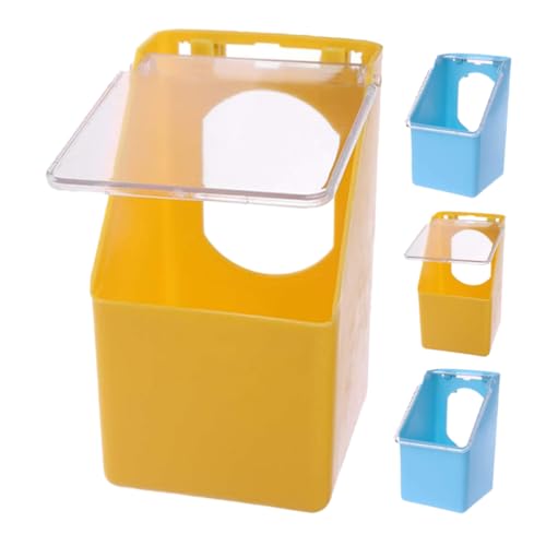 TINEASUR 4stücke Vogelkäfig Futterbehälter Für Papageien Transparente Futterstation Mit Deckel Multifunktionale Futter Wasserschalen Für Vögel Geeignet Für Tauben Und Andere TINEASUR 4stücke Vogelkäfig Futterbehälter Für Papageien Transparente Futterstation Mit Deckel Multifunktionale Futter Wasserschalen Für Vögel Geeignet Für Tauben Und Andere von TINEASUR