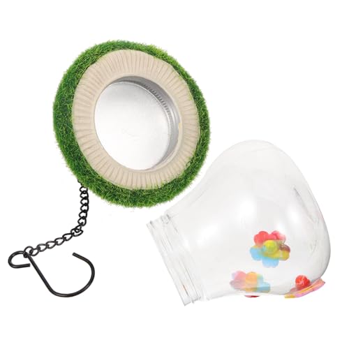 TINEASUR Wasserfutterspender, Futterspender, Hängender Vogelfutterspender, Hängender Futterspender, Entzückender Vogelfutterspender, Wasserfutterbehälter, von TINEASUR