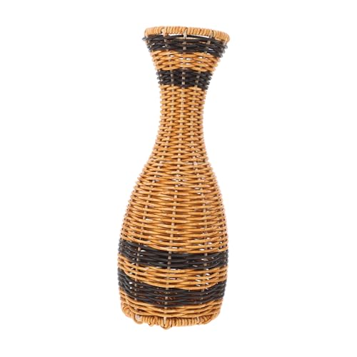 TINEASUR Rustikale Gewebte Blumenvase, Vintage-bodenvase, Gewebter Blumenhalter Für Den Innenbereich, Dekorative Blumenvase, Hohe Vase Für Den Boden, Gewebte Vase Für Die Dekoration TINEASUR Rustikale Gewebte Blumenvase, Vintage-bodenvase, Gewebter Blumenhalter Für Den Innenbereich, Dekorative Blumenvase, Hohe Vase Für Den Boden, Gewebte Vase Für Die Dekoration von TINEASUR