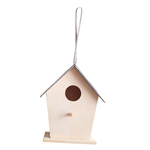 TINEASUR Vogelhaus Aus Holz Und Eisen, Vogelhäuser Für Den Garten, Vogelnest Für Haustiere, Für Draußen, Vogelhäuser Für Draußen, Vogelnester Für Draußen, Hängende Häuser, TINEASUR Vogelhaus Aus Holz Und Eisen, Vogelhäuser Für Den Garten, Vogelnest Für Haustiere, Für Draußen, Vogelhäuser Für Draußen, Vogelnester Für Draußen, Hängende Häuser, von TINEASUR