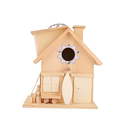 TINEASUR Vogelhaus Für Kleine Vögel Rustikales Nistkasten Zum Aufhängen Für Garten Und Balkon Wetterfestes Vogelhaus Aus Für Eine Natürliche Umgebung TINEASUR Vogelhaus Für Kleine Vögel Rustikales Nistkasten Zum Aufhängen Für Garten Und Balkon Wetterfestes Vogelhaus Aus Für Eine Natürliche Umgebung von TINEASUR