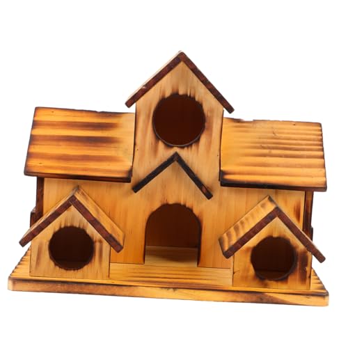 TINEASUR Vogelvilla, Kleines Vogelhaus, Vogelhaus, Gartennisthaus, Vogelnester Für Den Außenbereich, Hölzerner Sittichkäfig, Papageiennest Im Freien, Hölzernes Vogelfutterhaus, TINEASUR Vogelvilla, Kleines Vogelhaus, Vogelhaus, Gartennisthaus, Vogelnester Für Den Außenbereich, Hölzerner Sittichkäfig, Papageiennest Im Freien, Hölzernes Vogelfutterhaus, von TINEASUR