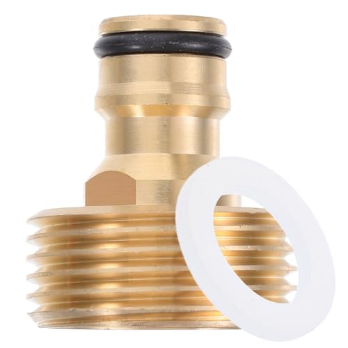 TINEASUR Wasserschlauch Schnellkupplung Adapter für Garten Gewindestecker Benutzerfreundlich Robustem Messing Auslaufsicher für Verschiedene Gartenschläuche TINEASUR Wasserschlauch Schnellkupplung Adapter für Garten Gewindestecker Benutzerfreundlich Robustem Messing Auslaufsicher für Verschiedene Gartenschläuche von TINEASUR