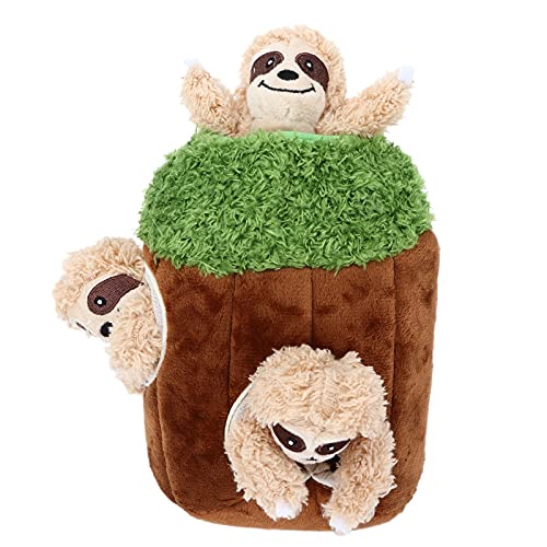 Interaktives Quietschendes Hundespielzeug, Burrow-Hundespielzeug, Versteckspiel für Hunde, Plüsch-Faultier-Hundespielzeug, Puzzle-Spielzeug, Gefülltes Hundespielzeug für Kleine, Mittelgroße und Große Interaktives Quietschendes Hundespielzeug, Burrow-Hundespielzeug, Versteckspiel für Hunde, Plüsch-Faultier-Hundespielzeug, Puzzle-Spielzeug, Gefülltes Hundespielzeug für Kleine, Mittelgroße und Große von TITA-DONG