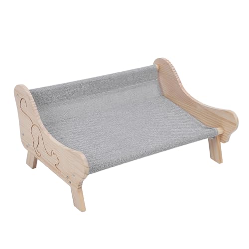 Katzen-Couchbett, Niedliche Katzen-Hängemattenbetten, Hundebett-Sofa, Erhöhte Haustiermöbel, Abnehmbares und Waschbares Haustiersofa aus Baumwollleinen, Katzenmöbel für Katzen Katzen-Couchbett, Niedliche Katzen-Hängemattenbetten, Hundebett-Sofa, Erhöhte Haustiermöbel, Abnehmbares und Waschbares Haustiersofa aus Baumwollleinen, Katzenmöbel für Katzen von TITA-DONG