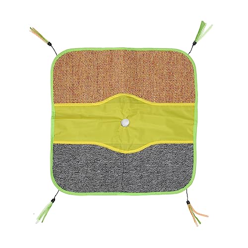 TITA-DONG Katzenkratz-Spielmatte, Katzenkratz-Spielmatte, Katzenkratzer-Sisalmatte, Multifunktionaler, Interessanter Sisal-Katzenkratzer-Pad-Teppich mit Schnüren für Katzenkätzchen TITA-DONG Katzenkratz-Spielmatte, Katzenkratz-Spielmatte, Katzenkratzer-Sisalmatte, Multifunktionaler, Interessanter Sisal-Katzenkratzer-Pad-Teppich mit Schnüren für Katzenkätzchen von TITA-DONG