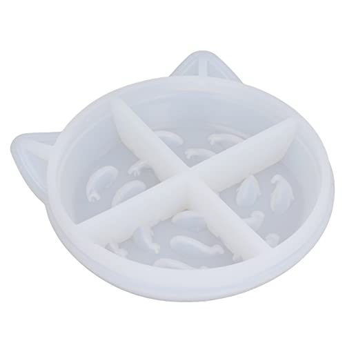 Silikonform aus Harz, Slow Feeder Dog Bowls Mold, Slow Eating Pets Dish Silicone Mold, Food Water Plate Epoxy Mold Wearable Silicone Molding for Small Medium Dogs Cats Puppy Bones(Katzenfutterteller) von TITA-DONG