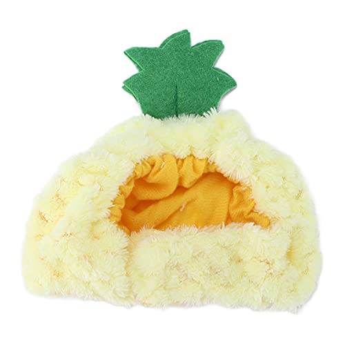 TITA-DONG Katzen-Ananas-Hut, Verstellbar, Niedliche Halloween-Haustiermütze, Weihnachtskostüm, Fruchtförmige Mütze, Katzen-Cosplay-Kostüm, Kätzchen-Halloween-Cosplay-Ankleidehut, von TITA-DONG