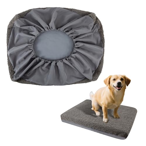 TJHDSF Bettbezug Hundebett, Bezüge für Hundebetten, Weicher Plüsch Ersatz für Hunde, Wasserdicht, Abnehmbarer Bezug für Hundebett Bezug, Wohnzimmer, Schlafzimmer, Garten, Balkon, Grau(35" x 44" x 6") TJHDSF Bettbezug Hundebett, Bezüge für Hundebetten, Weicher Plüsch Ersatz für Hunde, Wasserdicht, Abnehmbarer Bezug für Hundebett Bezug, Wohnzimmer, Schlafzimmer, Garten, Balkon, Grau(35" x 44" x 6") von TJHDSF