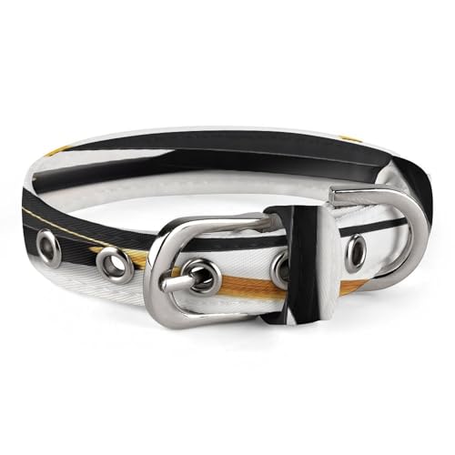 Graduation Congratulations Hundehalsband Verstellbares Haustierhalsband Edelstahl D-Ring Halsband Oxford Tuch Katzenhalsband Gurt mit Metallschnalle für kleine, mittelgroße Hunde von TKJMCSW