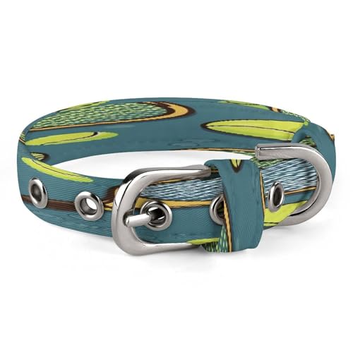 Hundehalsband für Tennisschläger und Tennisbälle, verstellbar, Edelstahl, D-Ring-Halsband, Oxford-Stoff, Katzenhalsband mit Metallschnalle für kleine, mittelgroße Hunde Hundehalsband für Tennisschläger und Tennisbälle, verstellbar, Edelstahl, D-Ring-Halsband, Oxford-Stoff, Katzenhalsband mit Metallschnalle für kleine, mittelgroße Hunde von TKJMCSW