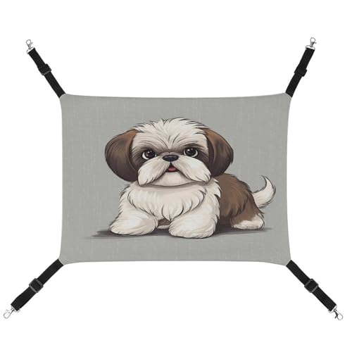 Shih Tzu Hunde- und Katzenkäfig-Hängematte, Katzenhängematte für Käfig, Rattenhängematte, Frettchen-Hängematte, Katzenhängematte für große Katzen, hängendes Katzenbett, Katzenhängematte, Bett, von TKJMCSW