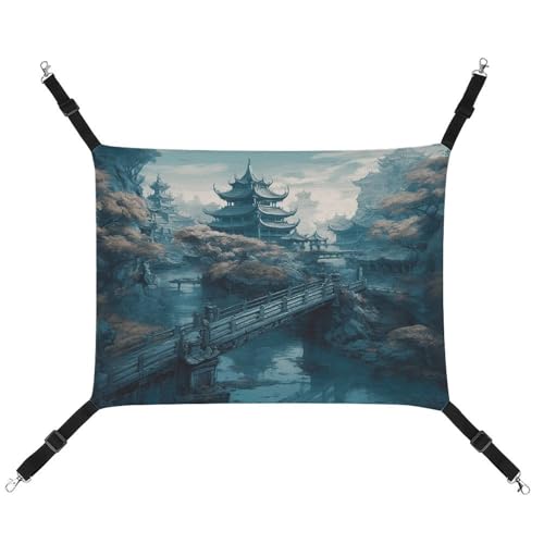 TKJMCSW Asiatischer Stil Malerei Katzenkäfig Hängematte Katze Hängematte für Käfig Ratten Hängematte Frettchen Hängematte Katze Hängematte für große Katzen Hängende Katzenbett Katzenhängematte Bett TKJMCSW Asiatischer Stil Malerei Katzenkäfig Hängematte Katze Hängematte für Käfig Ratten Hängematte Frettchen Hängematte Katze Hängematte für große Katzen Hängende Katzenbett Katzenhängematte Bett von TKJMCSW