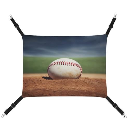 TKJMCSW Baseball-Katzenkäfig-Hängematte für Käfig, Ratten-Hängematte, Frettchen-Hängematte, Katzenhängematte für große Katzen, hängendes Katzenbett, Katzenhängematte, Bett, Chinchilla-Hängematte, von TKJMCSW